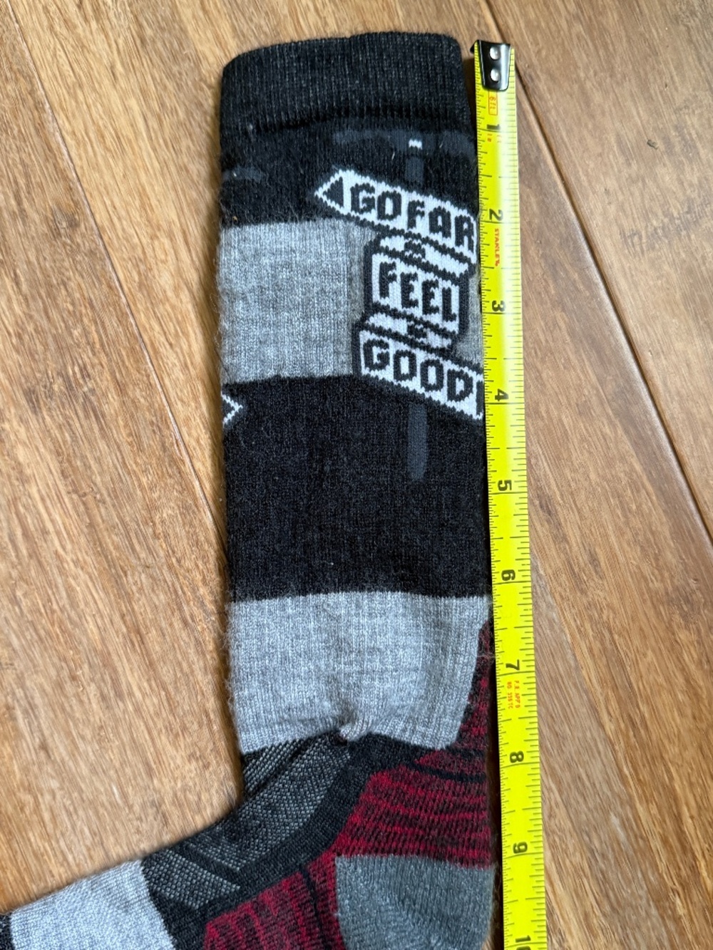 Smartwool Hike Full Cushion Go Far Feel Good Crew Socks, XL - Picture 8 of 8